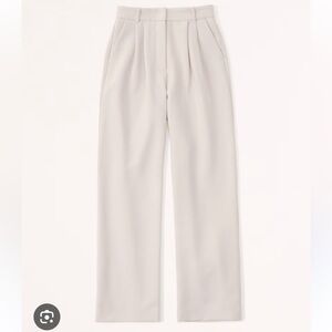 Abercrombie and Fitch sloane tailored pants wide leg 4short NWT